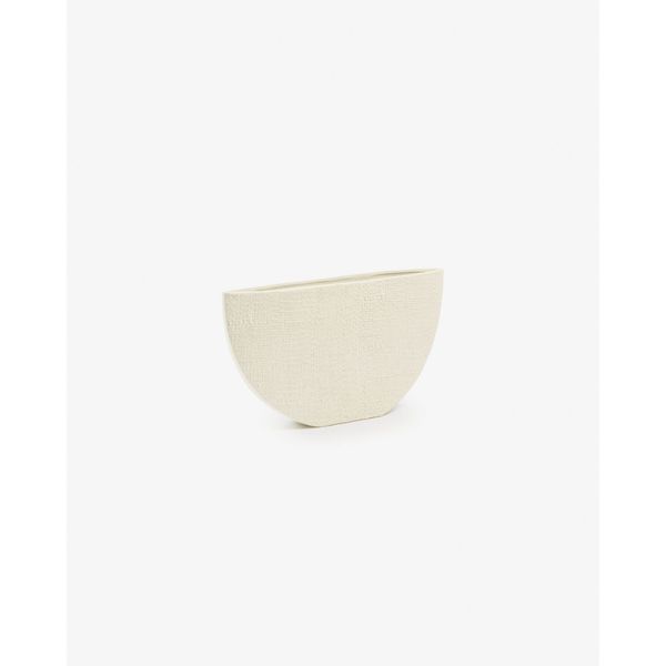 Bình CRACCO, 26cm, sứ màu ngà