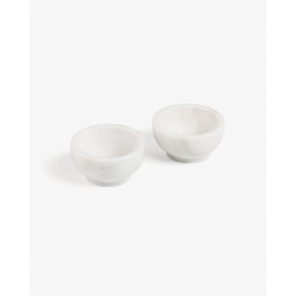 Tô CALLHAN, 2 Cái/bộ, đá marble trắng