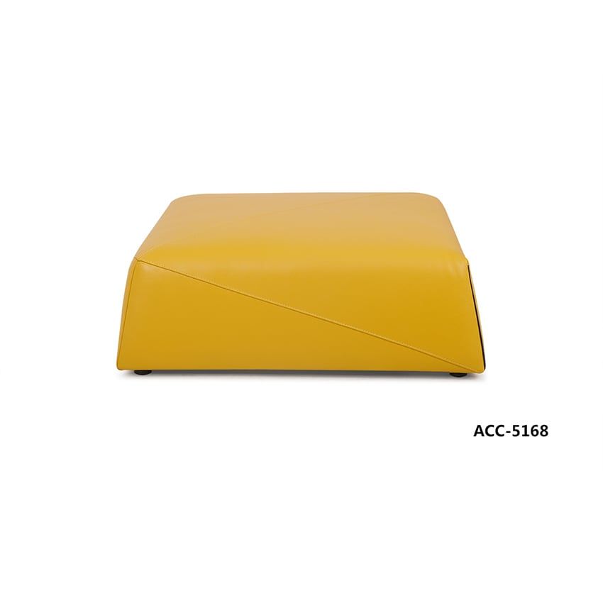 Đôn salon,100% Da, màu NC-303E Vàng Sunflower