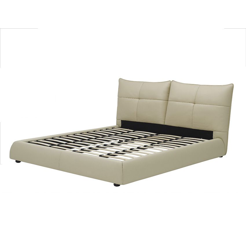 GIƯỜNG + VẠT, 100% DA, MÀU TRẮNG (M2715)