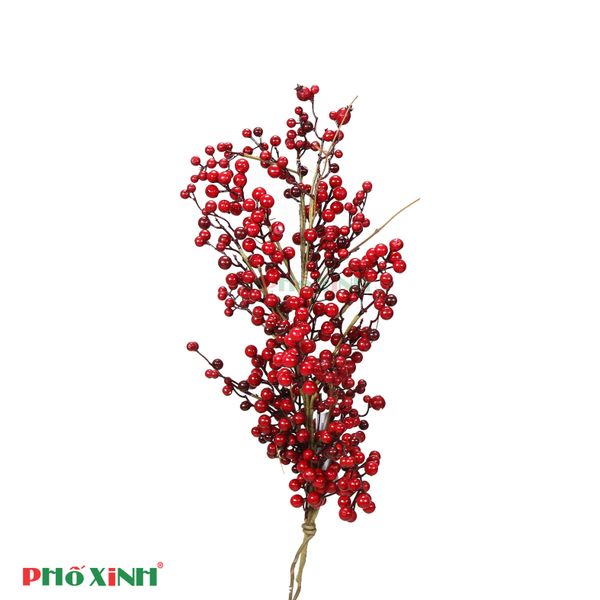 Chùm trái đỏ treo Noel