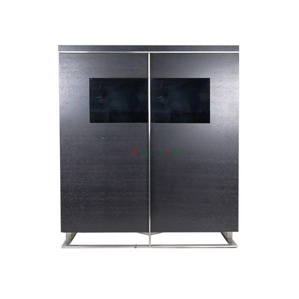 TỦ LY GỖ (WENGE) ĐEN