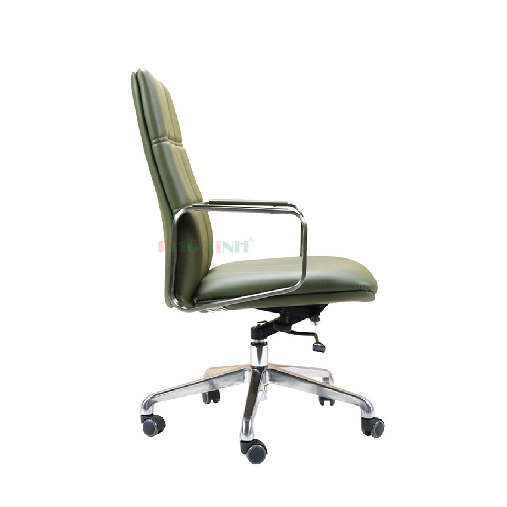 Ghế VP, lưng thấp, Xanh lá đậm
