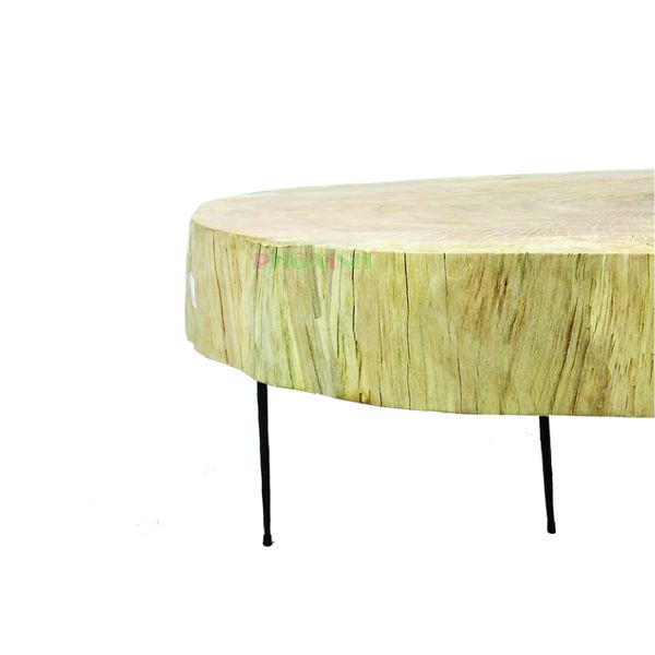 Bàn Salon Round Unique Mặt Natura Gỗ
