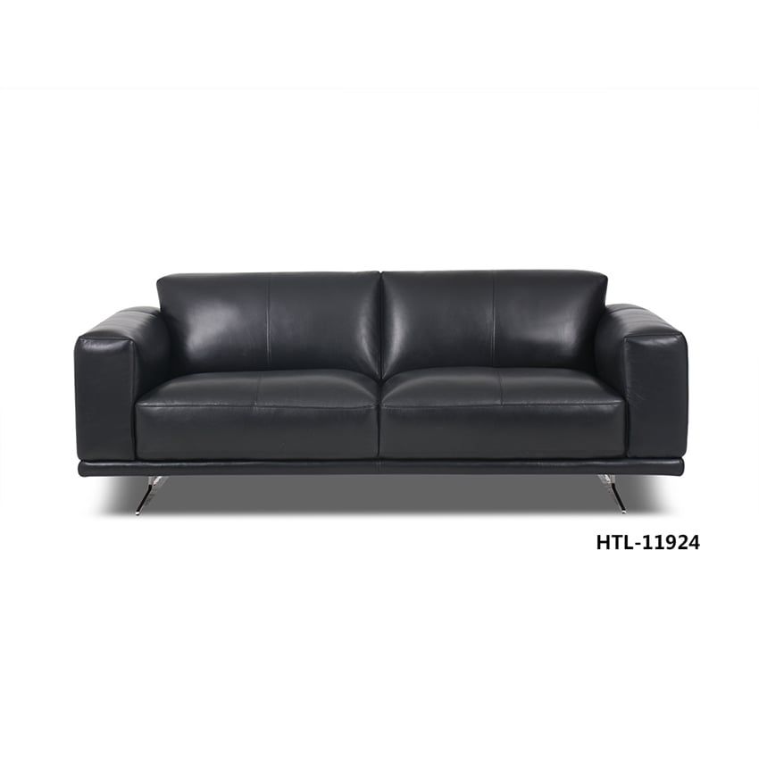 Sofa băng 2.5, 100% Da màu xanh rêu (NC-371E)
