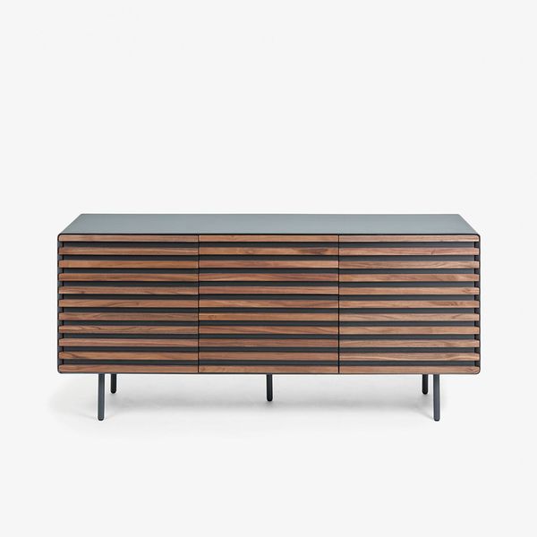 Kệ TT MAHON, 162*74cm, bằng gỗ, bề mặt xử lý mờ màu xám tro