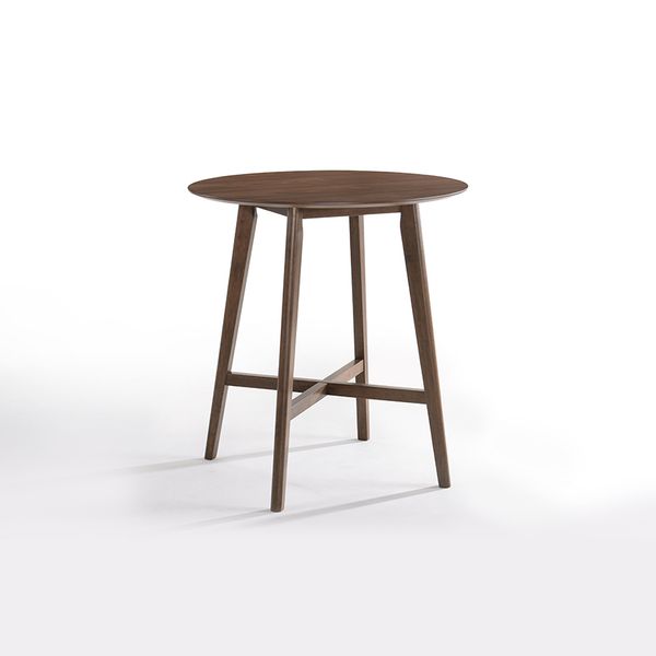 BÀN BAR GỖ WALNUT TRÒN