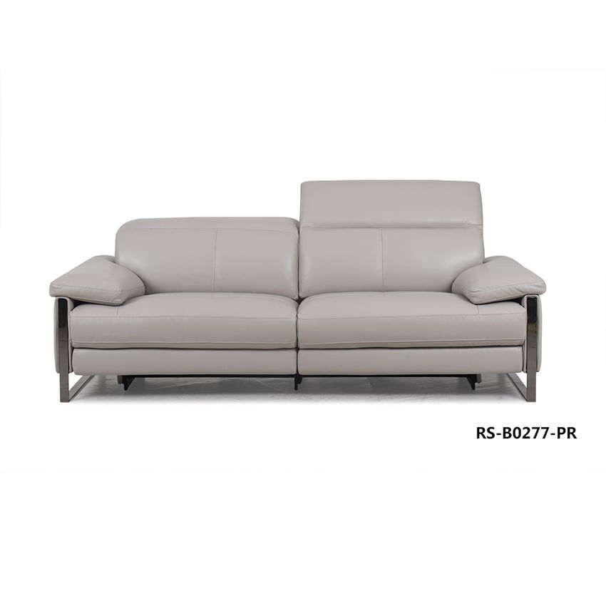 Sofa băng 2.5 da 100%, màu xám ( NC-946B), 2.5S2U