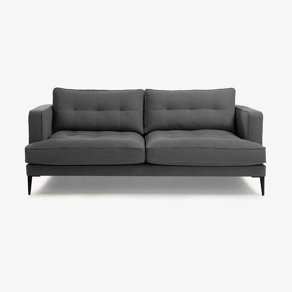 Sofa Vinny, 3 Chỗ, Chân Kim Loại Màu Đen, Bọc Vải