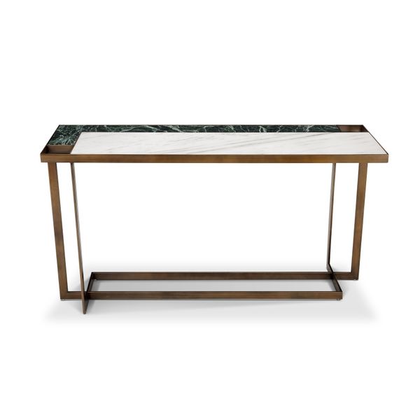 Bàn Console Đá Dark Green With Volakas Marble