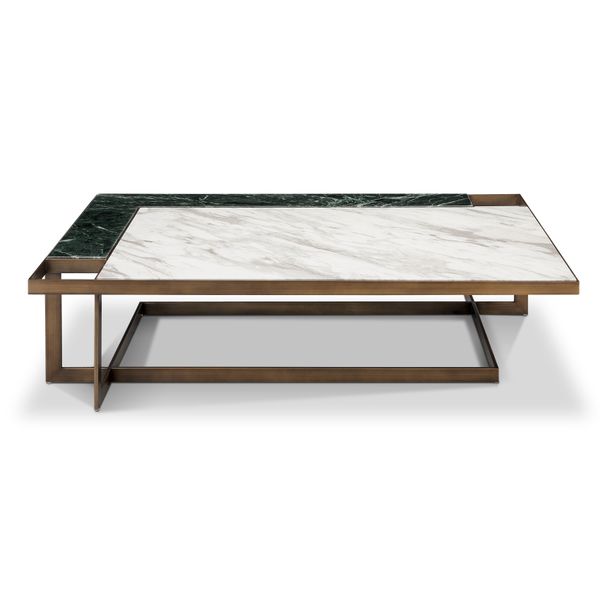 Bàn Salon Mặt Đá Green Marble+Volakas