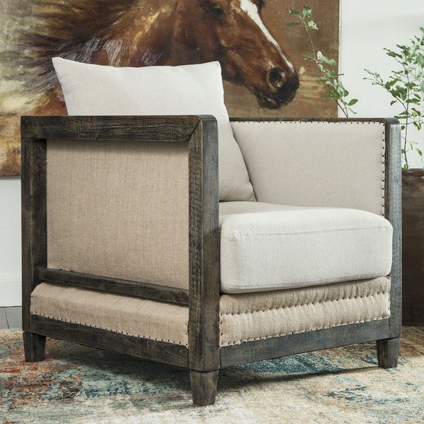 Ghế thư giãn, vải gỗ, linen, Vint