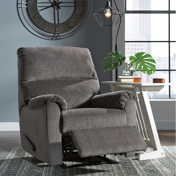 Ghế thư giãn đa năng, polyester, màu Gray