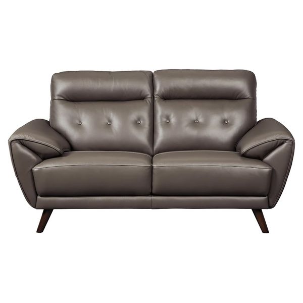 Sofa, da, băng 2, xám, Contemp