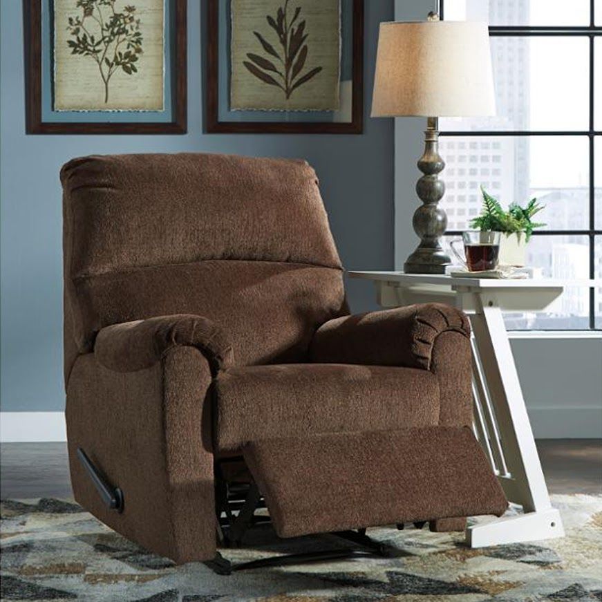 Ghế thư giãn đa năng, polyester, màu Chocolaten