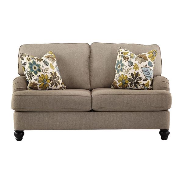 Sofa, Vải, băng 2, màu Shitake, Casual