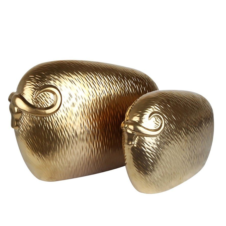 Đồ trang trí, con bò vàng
