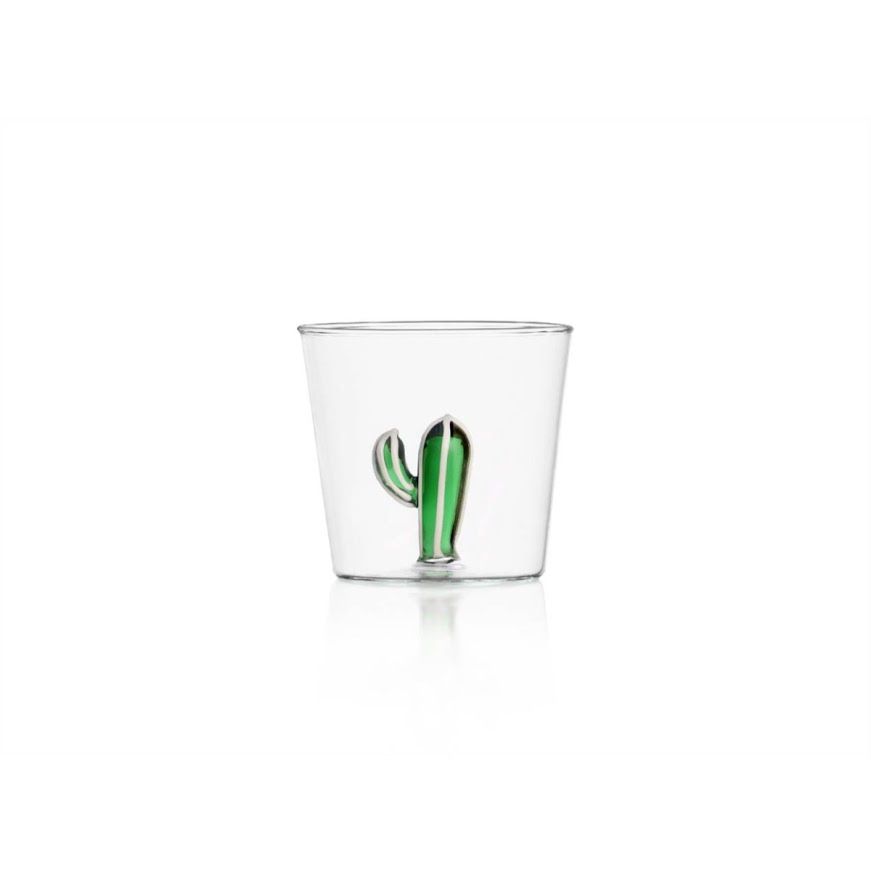 Ly thủy tinh Xương rồng xanh lá DESERT PLANTS