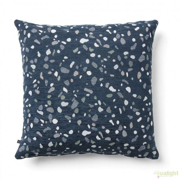 Gối MARAIS, 45*45cm, vải màu xanh đậm
