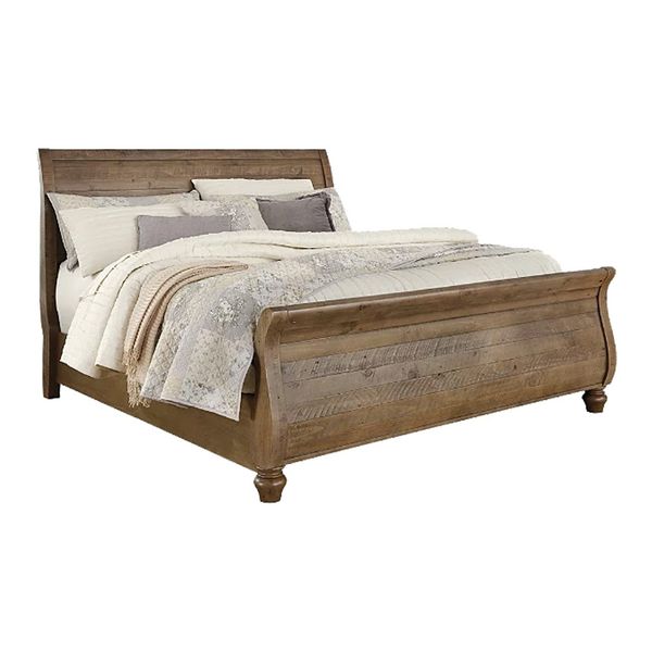 Giường 1m8  nâu lợt, Casual