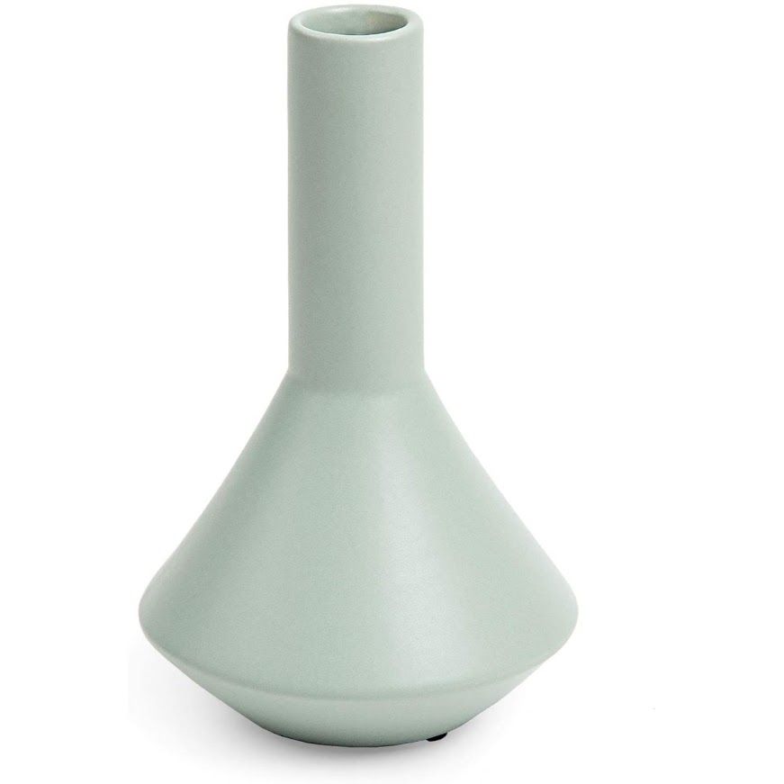 Bình LORETTA, 20cm, bằng sứ màu xanh dương nhạt