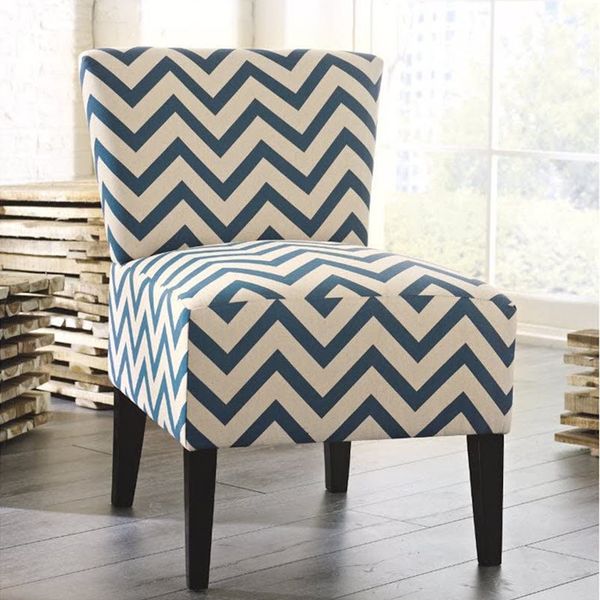 Ghế thư giãn, Vải, xanh dương, Contemporary