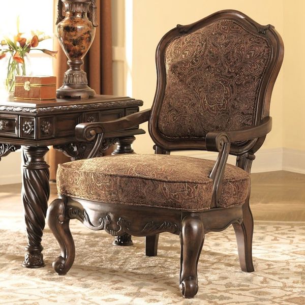 Ghế thư giãn, vải gỗ, nâu đậm