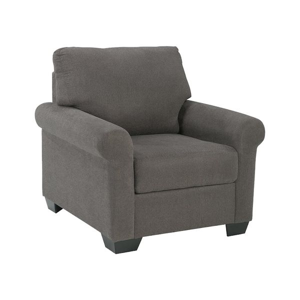 Sofa, Vải, băng 1, màu Alloy, Contemporary