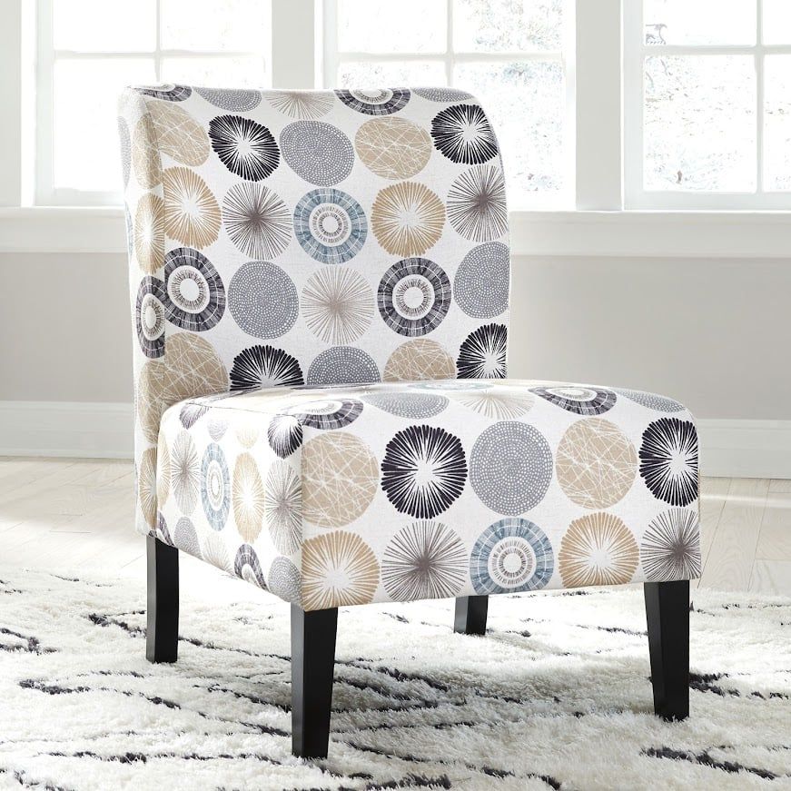 Ghế thư giãn, vải Gray/Tan, Vint