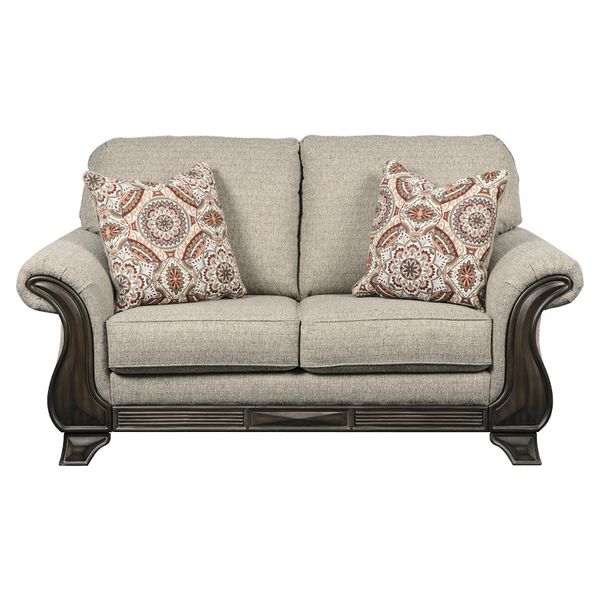 Sofa, vải, băng 2, màu Fog, Tradi