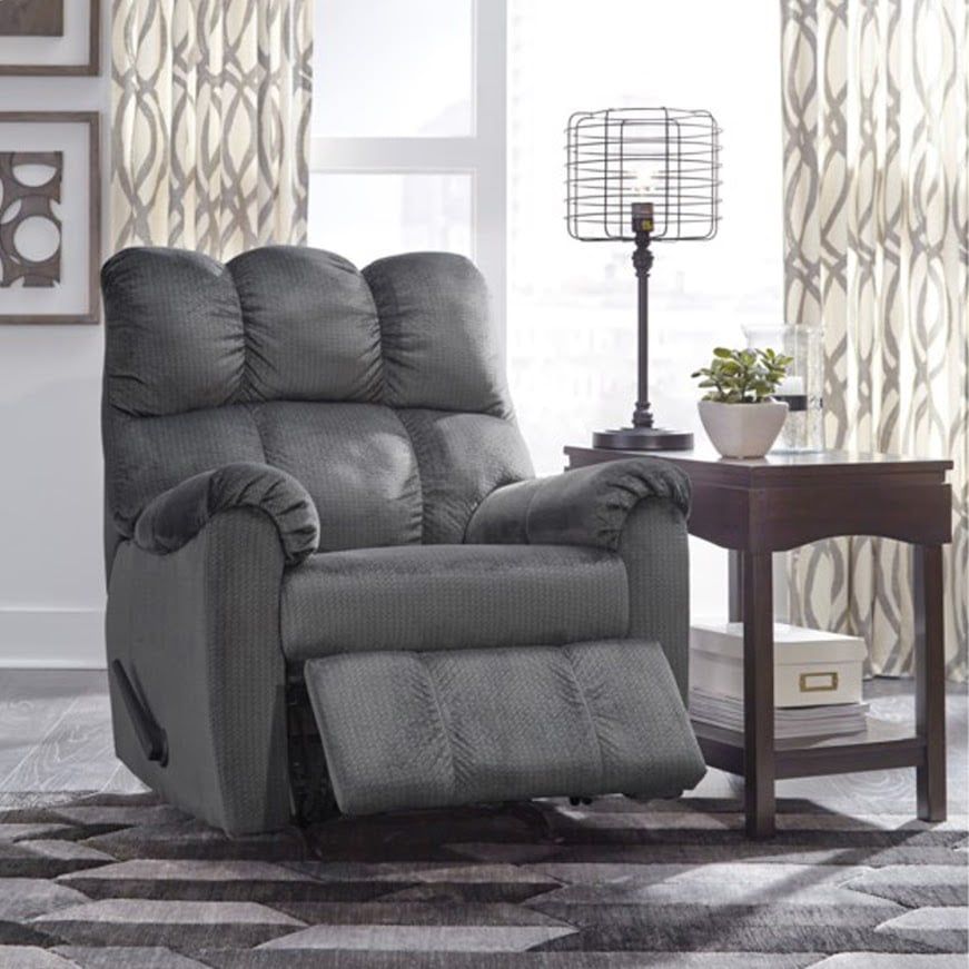 Ghế thư giãn đa năng, polyester, màu Charcoal