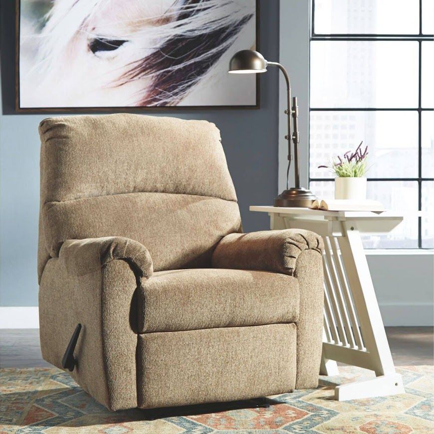 Ghế thư giãn đa năng, polyester, màu Mocha