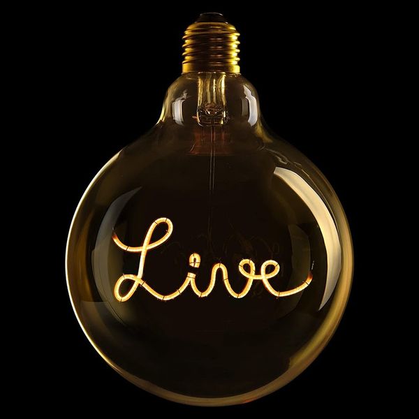 Bóng đèn trần chữ LIVE