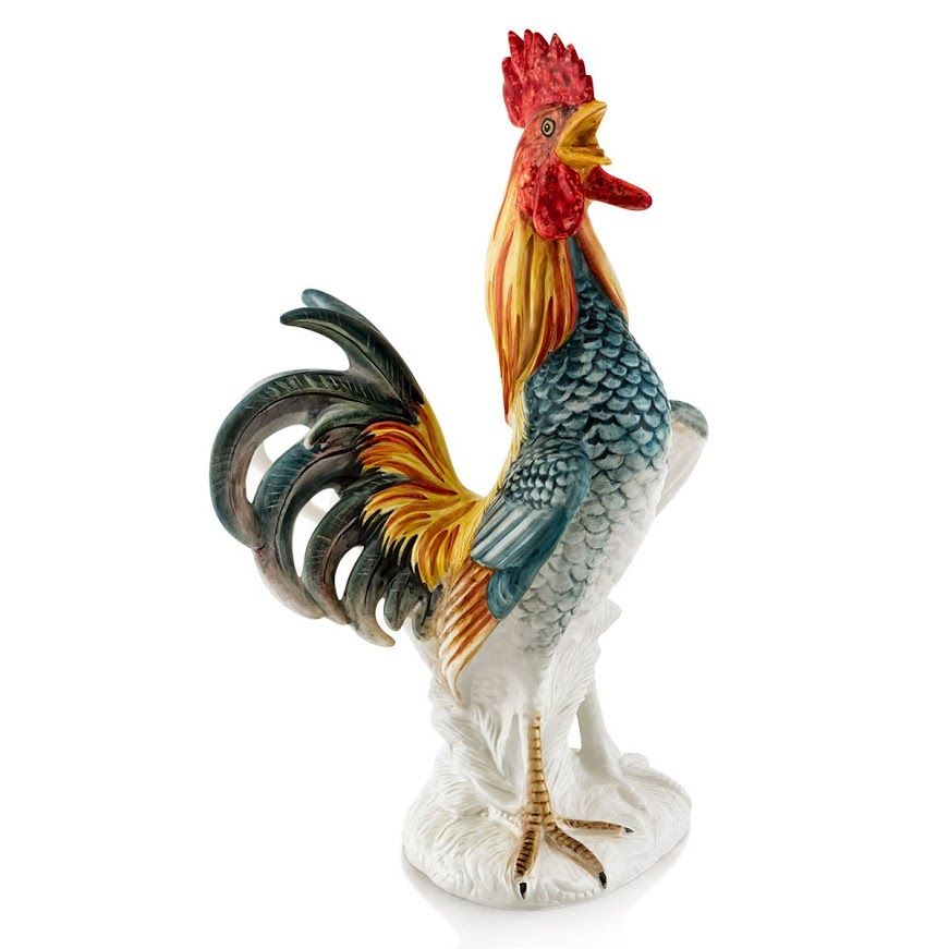 Tượng gốm gà gáy