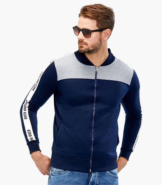 Áo thun Hooded Navy Xám