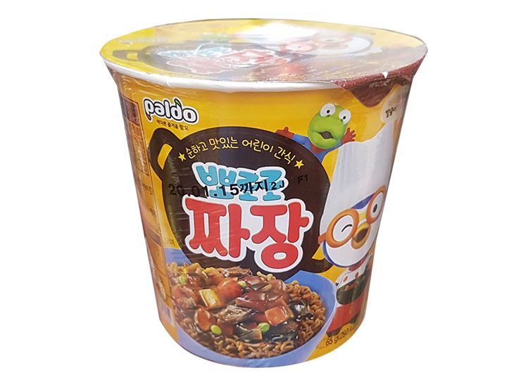 Mì Tương Đen Paldo Pororo (65g), Hàn Quốc