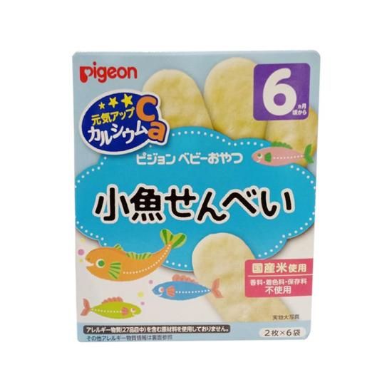 Bánh Ăn Dặm Pigeon Que Dài vị Cá Cơm 6T (Nhật)