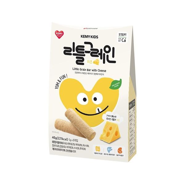 Bánh Ăn Dặm Ngũ Cốc Kemy Kids Vị Phô Mai 40g, Hàn Quốc