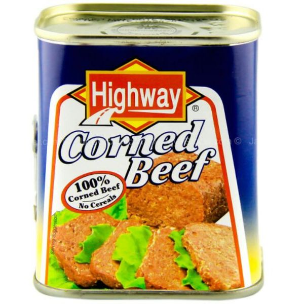Thịt Bò Đóng Hộp Cornrd Beef Highway 340g, Mỹ