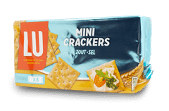 Bánh LU Mini Crackers Zout Sel vị Mặn 250g, Pháp