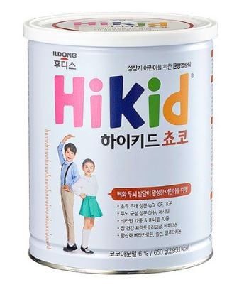 Sữa Bột Hikid Tăng Cân, Chiều Cao 600g Vị Socola (1-9 tuổi)
