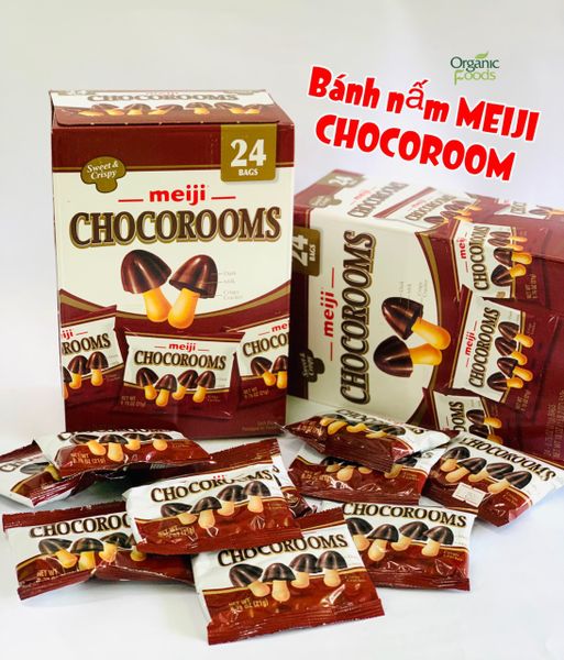 Chocolate Nấm Meiji 24 gói, Mỹ