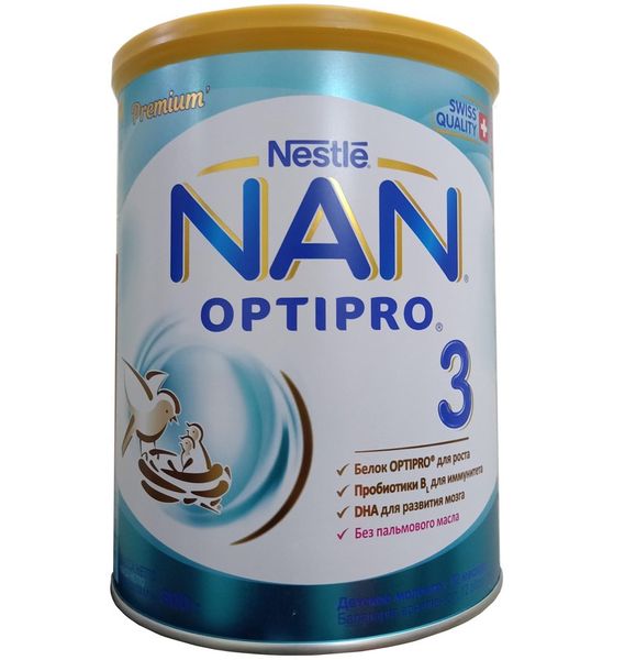 Sữa Bột NAN số 3 - 800gr (1 Tuổi Trở Lên), Nga