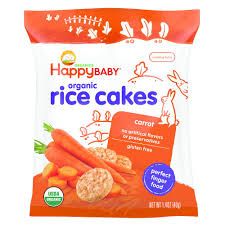 Bánh Ăn Dặm HappyBaby Organic vị Cà Rốt 140g