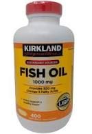 Viên Uống Kirkland Omega 3 Dầu Cá 400vien, Mỹ