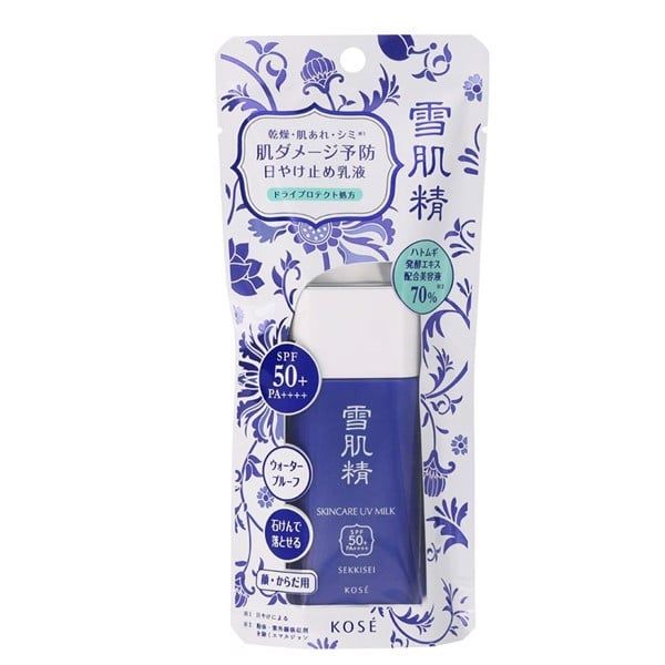 Sữa Chống Nắng Kosé Sekkisei Skincare UV Milk 60g, Nhật