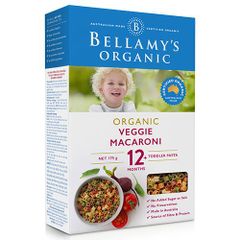 Nui Rau Củ Organic Bellamy's 175g (cho Bé 12T), Úc