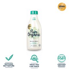 Sữa Nước Nguyên Chất Tiệt Trùng Pamu Pure Organic 800ml, New Zealand