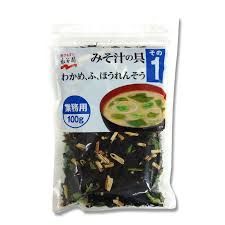 Súp Miso Wakame Rong Biển, Đậu Hủ , Rau Bina 100g, Nhật (Số 1).