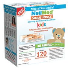 Bình Rửa Mũi NeilMed 120 Gói cho Bé, Mỹ
